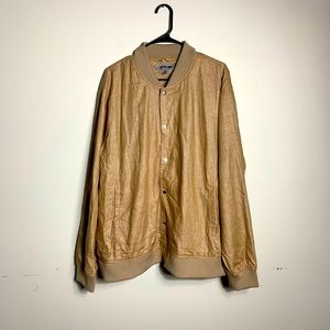 Stacy Adams Solid Gold Linen Jacket